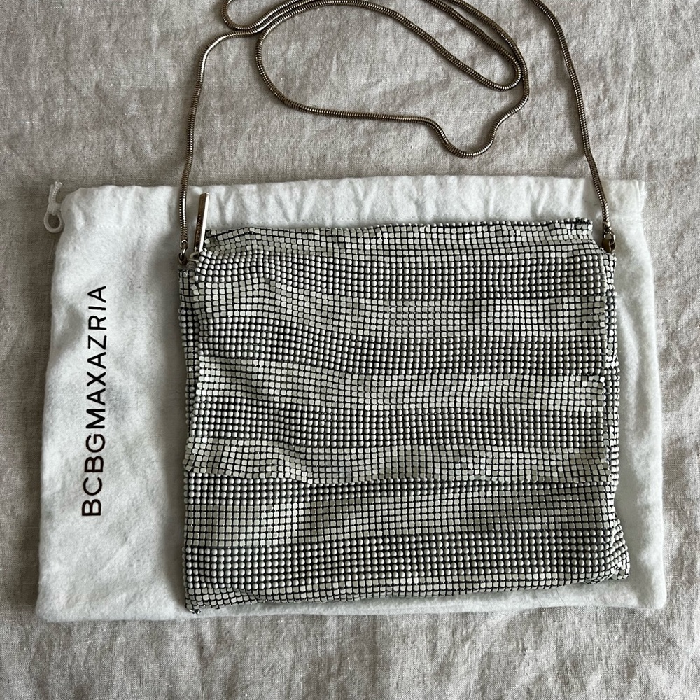 BCBGMaxAzria Black and White Crossbody Bag